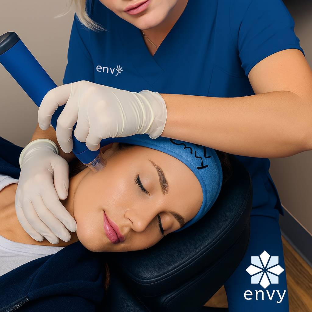 Microneedling treatment at Envy Med Spas in Albany, Thomasville, and Valdosta GA
