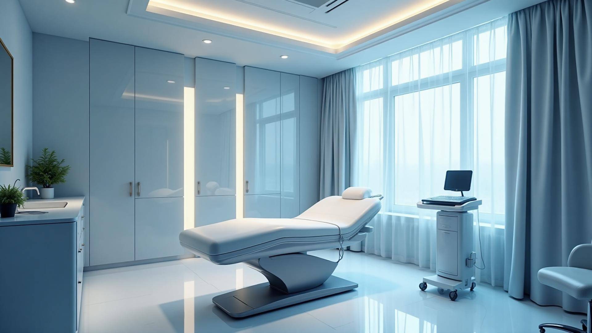 Luxurious medical spa treatment room at Envy Med Spas